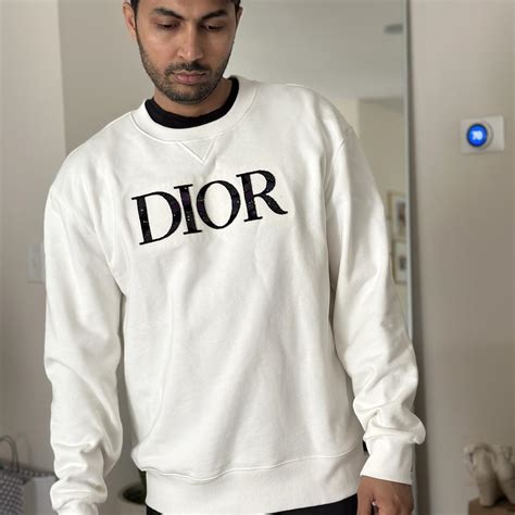 dior mens sweatshirt sale|christian dior men's jumper.